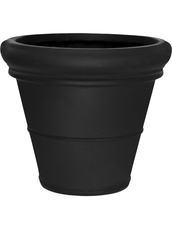 Кашпо Heritage bucket low classic m, black D55 H48 см