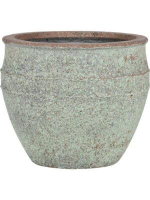 Кашпо Mediterranean athena m, rustic green D40.5 H33 см