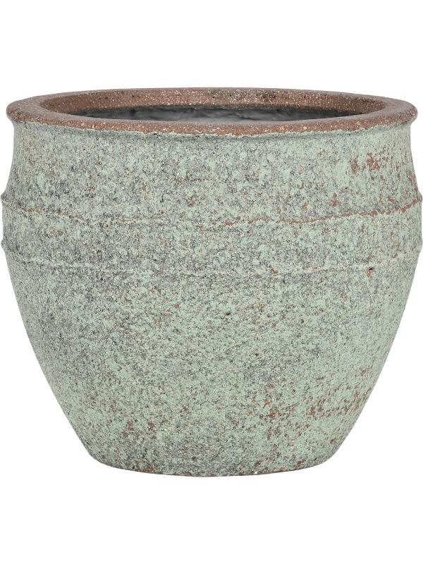 Кашпо Mediterranean athena m, rustic green D40.5 H33 см