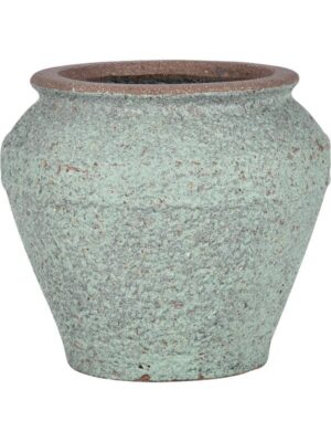 Кашпо Mediterranean eros s, rustic green D33 H28 см