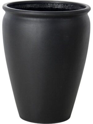 Кашпо Natural artemis l, black D53 H68 см