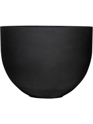 Кашпо Refined jumbo mila l volcano black D120 H92 см