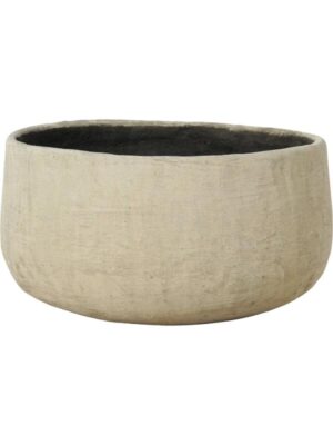 Кашпо Sabi aya m wabi beige D43 H22 см
