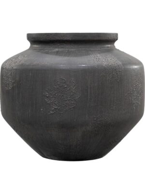 Кашпо The vessel jarrah l weathered black D60 H50 см