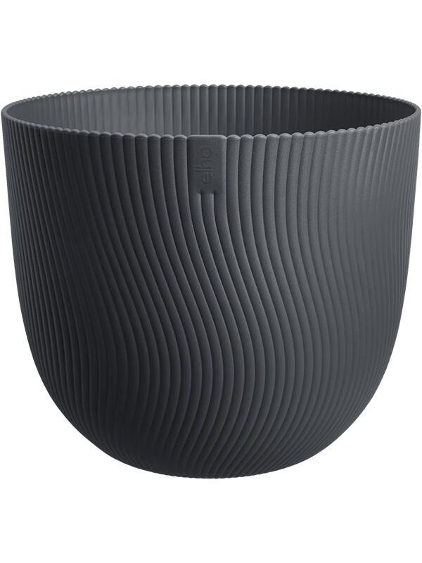 Кашпо Sereh round anthracite D25 H21 см