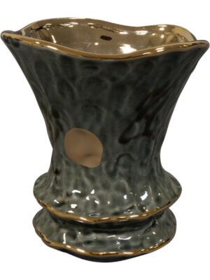 Ваза Alfie pot mystic grey D18 H19 см