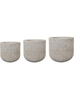 Кашпо Balia pot concrete (набор 3 шт) D37 H37 см