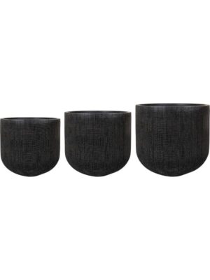 Кашпо Balia pot concrete (набор 3 шт) D37 H37 см