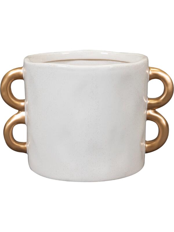 Кашпо Bianca pot ivory D11 H9 см