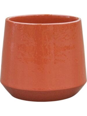 Кашпо Common pot shiny brick red D19 H17 см