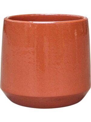Кашпо Common pot shiny brick red D24 H21 см