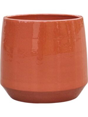 Кашпо Common pot shiny brick red D28 H24 см
