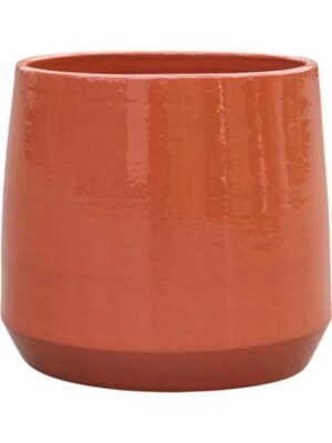 Кашпо Common pot shiny brick red D38 H36 см