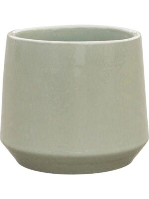 Кашпо Common pot shiny olive D15 H13 см