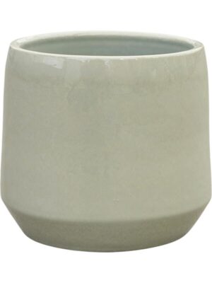 Кашпо Common pot shiny olive D17 H15 см