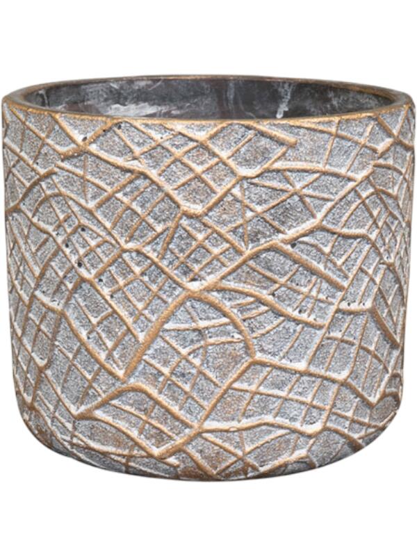 Кашпо Denzel pot shiny concrete D14 H13 см