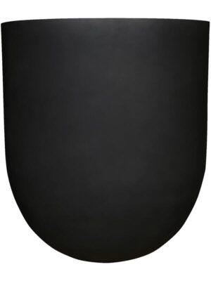 Кашпо Refined jumbo lex s volcano black D80 H88 см