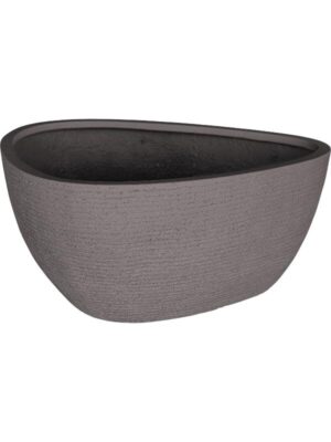 Кашпо Ruvido organic low ash brown D93 H50 см