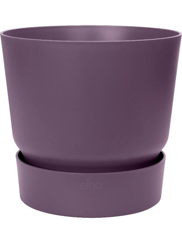 Кашпо с поддоном Greenville round vintage plum D14 H13 см