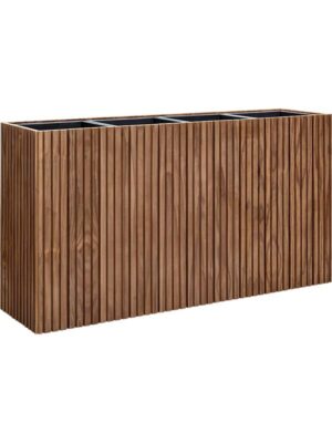 Кашпо Baq radia rectangle natural (с техническим горшком) L141 W38 H75 см
