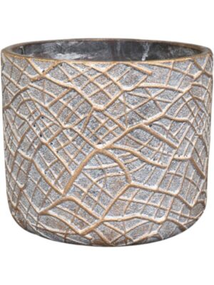 Кашпо Denzel pot shiny concrete D17 H15 см