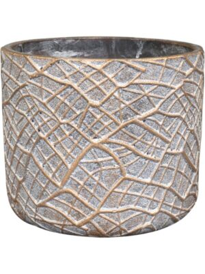 Кашпо Denzel pot shiny concrete D22 H20 см