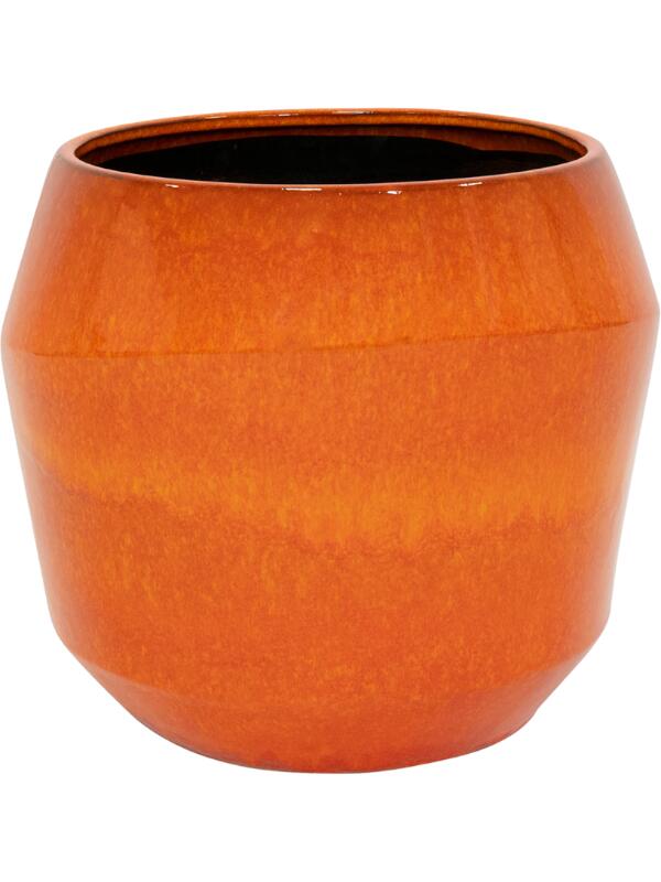 Кашпо Eddy pot orange D50 H45 см