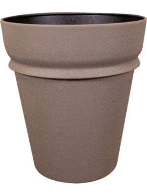 Кашпо Ilvy pot taupe D30 H34 см
