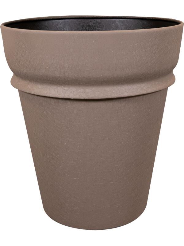 Кашпо Ilvy pot taupe D30 H34 см