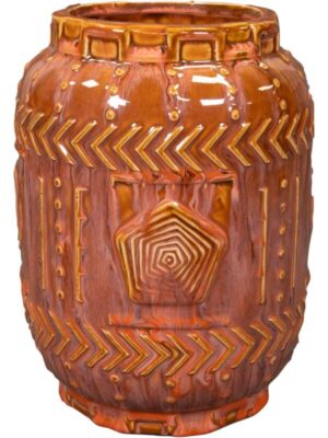Ваза Aztec pot tall coral D17 H22 см