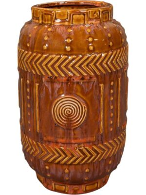 Ваза Aztec pot tall coral D19 H31 см