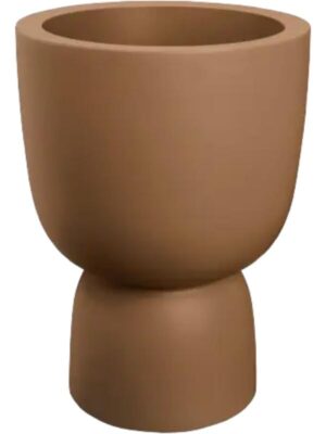 Кашпо Amber coupe caramel D34.9 H49 см