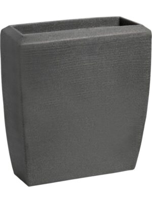 Кашпо Capi arc granite planter rectangle anthracite L88 W36 H100 см