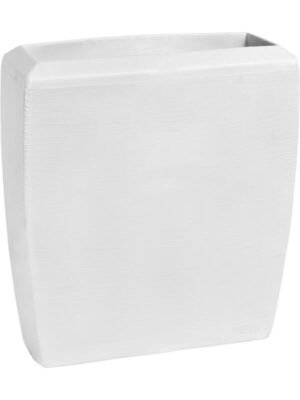 Кашпо Capi arc granite planter rectangle white L88 W36 H100 см