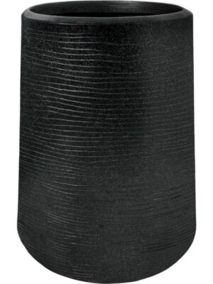 Кашпо Capi arc granite sandbag high black D53 H70 см