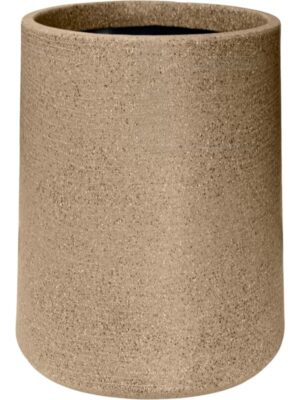 Кашпо Capi arc granite sandbag high warm taupe D53 H70 см