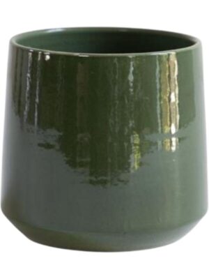 Кашпо Common pot shiny dark green D24 H21 см
