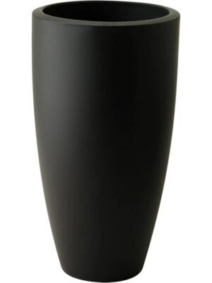 Кашпо June round black D39 L39 W39 H70.1 см