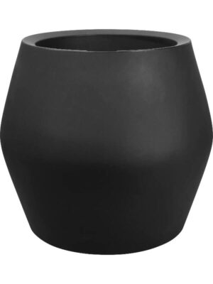 Кашпо June split black D46 L46 W46 H42.6 см
