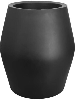 Кашпо June split black D46 L46 W46 H53.6 см