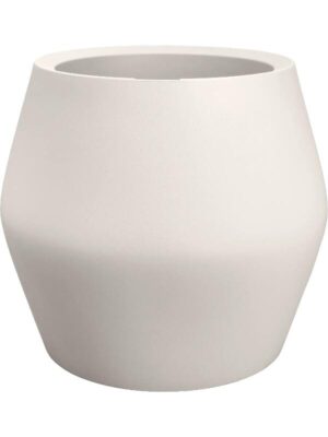 Кашпо June split linen white D46 L46 W46 H42.6 см