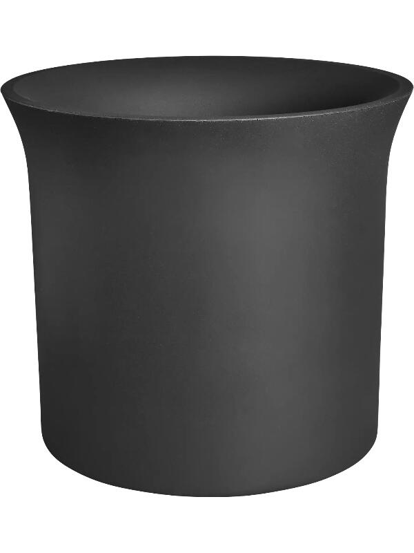 Кашпо June tulip black D39 L39 W39 H39 см