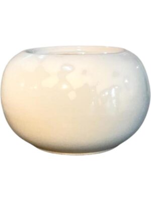 Кашпо Solar pot reactive ivory D19.5 H13 см