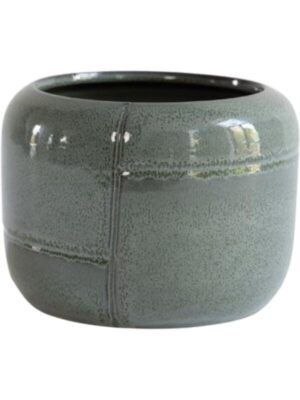 Кашпо Tengo pot reactive greyblue D26 H26 см