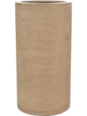 Кашпо Baq riven mast natural flax D40 H80 см