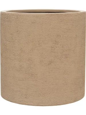 Кашпо Baq riven mellow natural flax D50 H50 см