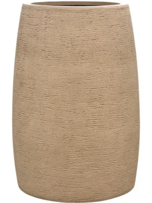 Кашпо Baq riven merge natural flax D37 H55 см