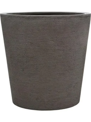 Кашпо Baq riven modest espresso browm D63 H63 см