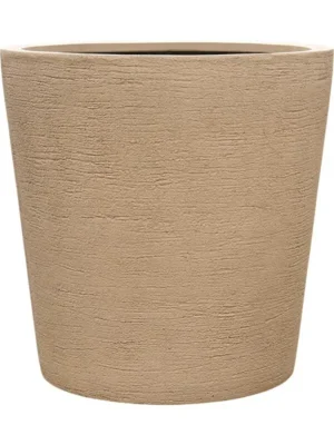 Кашпо Baq riven modest natural flax D54 H54 см