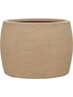 Кашпо Baq riven mondo natural flax D35 H26 см